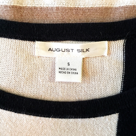 August Silk Colorblock Sweater - Picture 6 of 8